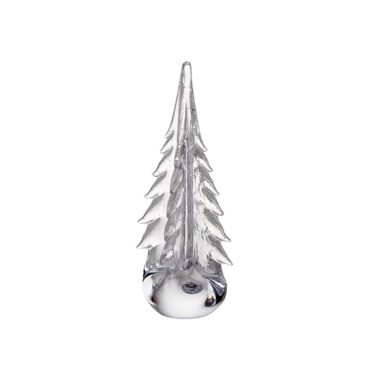 Simon Pearce Crackle Four Sided Evergreen - 12 inch