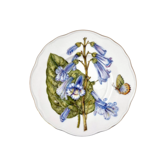 Anna Weatherley Rhapsody of Colors Blue Flower Bread and Butter Plate