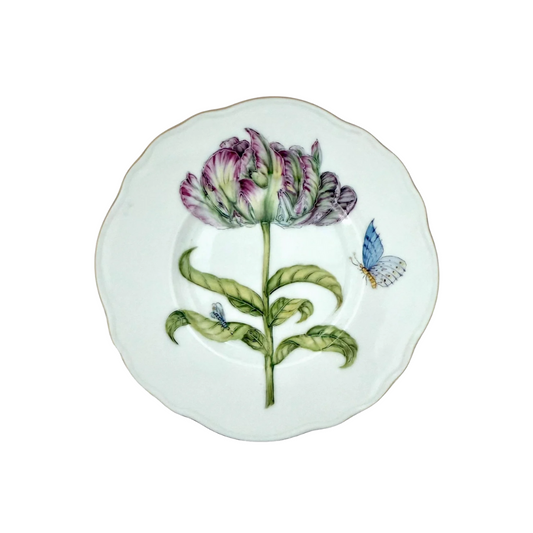 Anna Weatherley Rhapsody of Colors Parrot Tulip Bread and Butter Plate