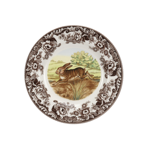 Spode Woodland Dinner Plate 10.5"- Rabbit