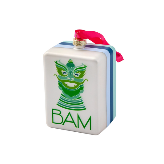 Oh My Mahjong Mint Dragon Ornament