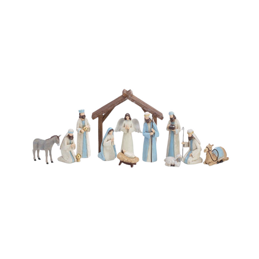 Humble Hope Large Primitive Nativity Set