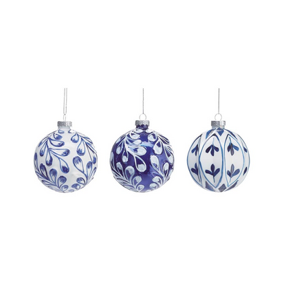 Blue Glass Ornaments