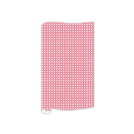 Red Cane Trellis Wrapping Paper