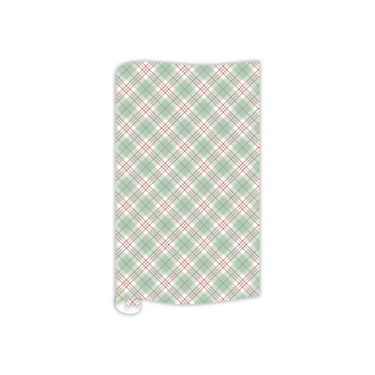 Holiday Red and Green Plaid Wrapping Paper