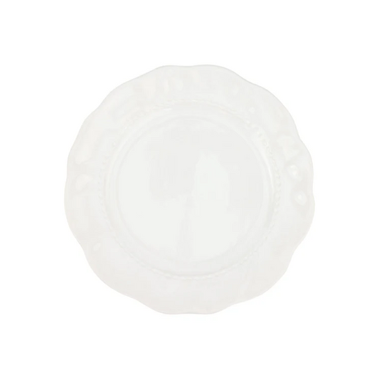 Vietri Giorno White Dinner Plate