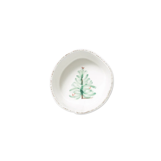 Vietri Lastra Holiday Condiment Bowl
