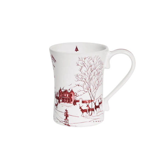 Juliska Country Estate Winter Frolic Mug - Ruby