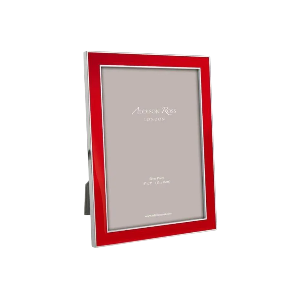 Addison Ross 5x7 Red Enamel Frame