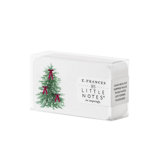 E. Frances Velvet Bow Tree Little Notes