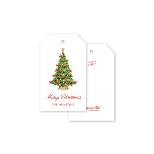 Dogwood Hill Isla Bahia Mistletoe Tree Gift Tags
