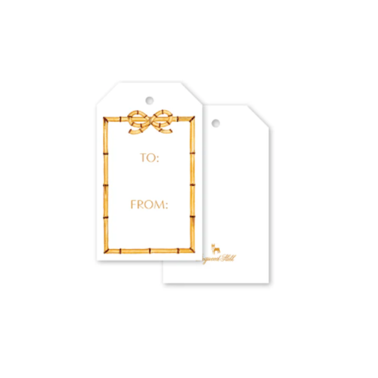Dogwood Hill Isla Bahia Bamboo Bow Gift Tags