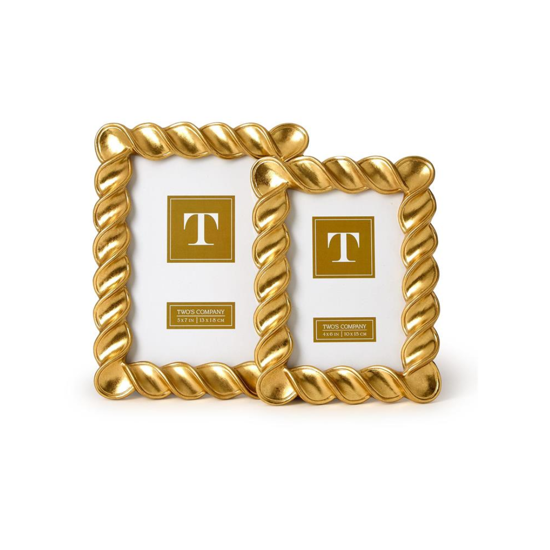 Twist Gold Leaf Frame