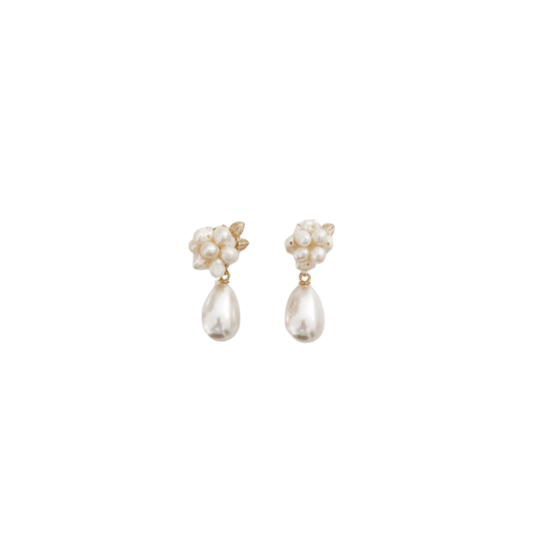 SJ Bailey Pearl Cluster Drops