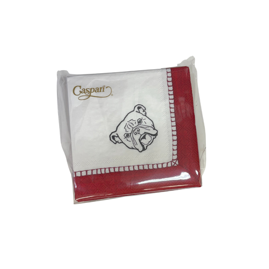 Caspari Bulldog Face Napkin