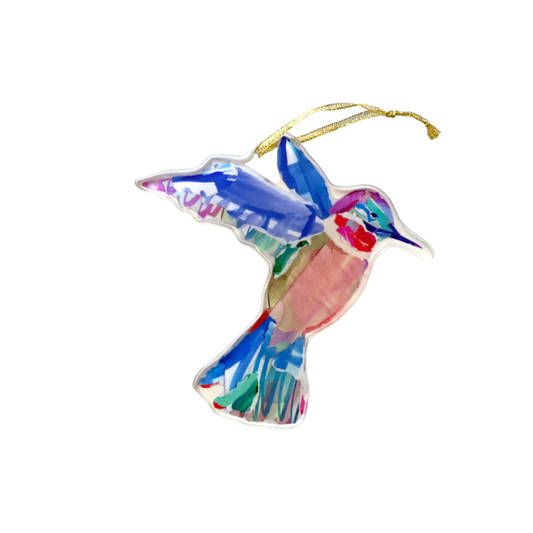 Lauren Dunn Hummingbird Acrylic Ornament