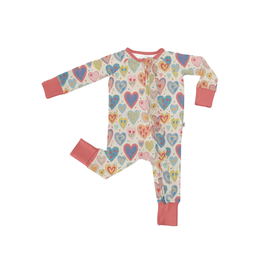 Goosies Lovestruck Zip Pajamas