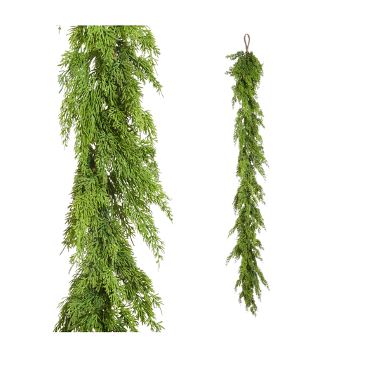 5 ft Fresh Green Cedar Garland
