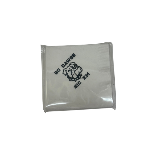 Go Dawgs Sic 'Em Cocktail Napkins