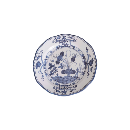 Beatriz Ball VIDA Faenza 9" Salad Plate (White and Blue)