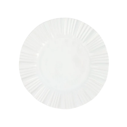 Vietri Bari White American Dinner Plate