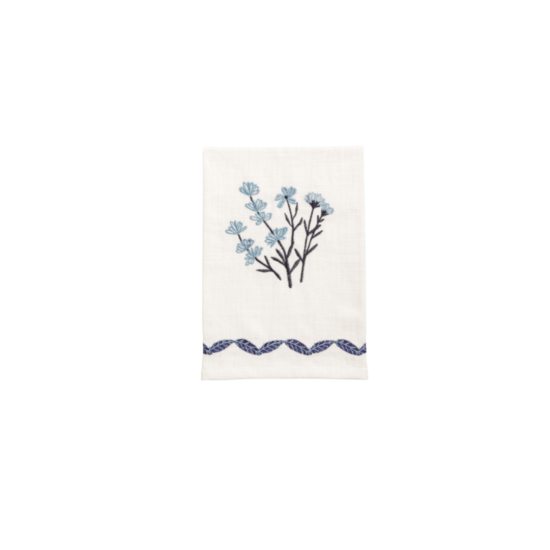 Blue Flower Bundle Towel