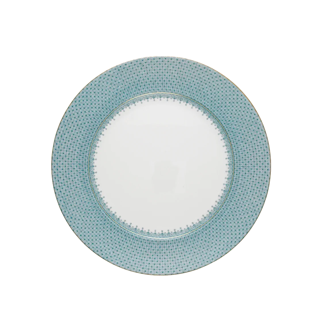 Mottahedeh Turquoise Lace Dinner Plate