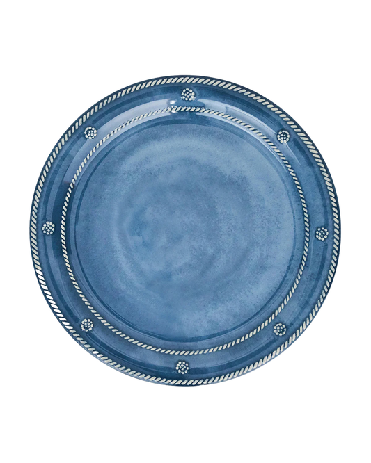 Juliska Berry & Thread Melamine Dinner Plate - Ocean