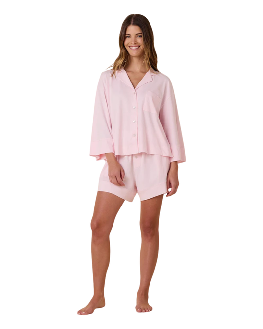 Cats Pajamas The Mariposa Short Set - Pink