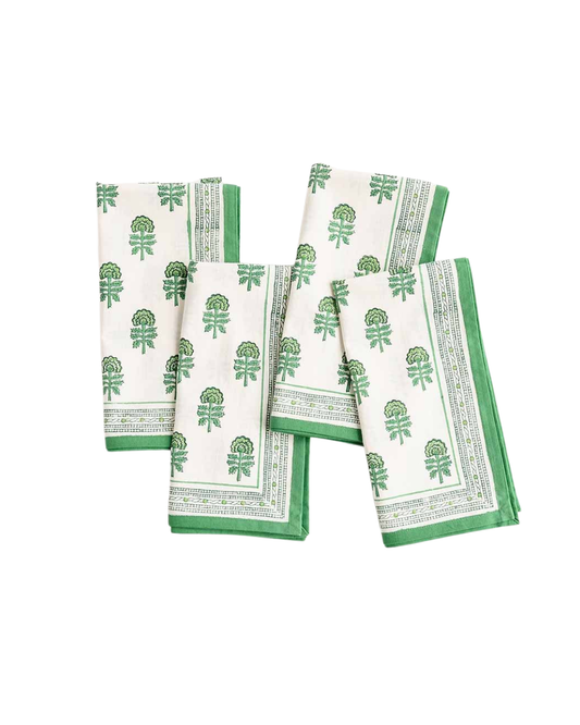Pomegranate Chardonnay Napkins - Set of 4