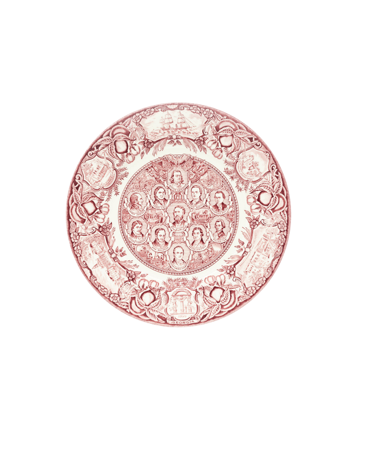 GA Plates - Portraits: Revolutionary Era - Pink #11
