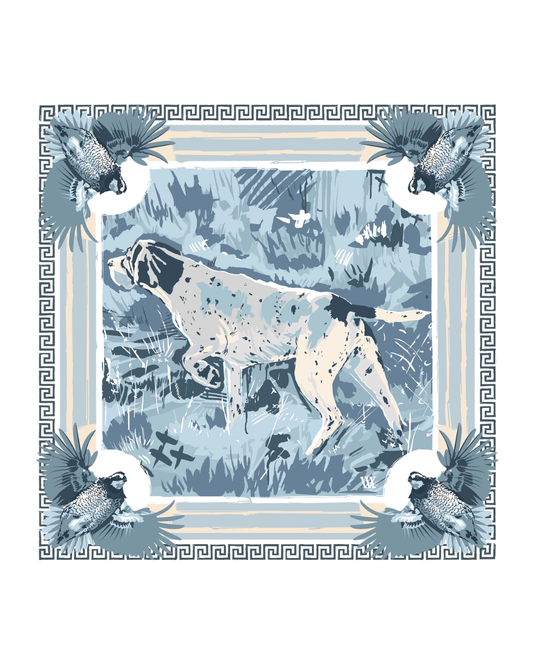 Austin Williams Light Blue Pointing Strong - Double Sided Scarf