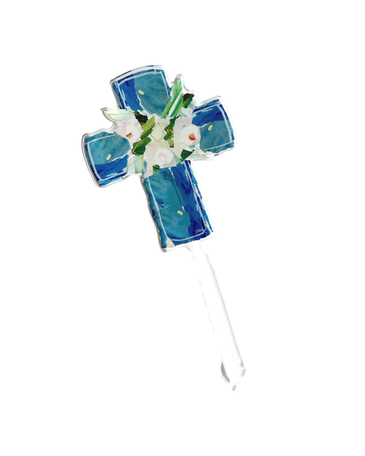 Lauren Dunn Blue Cross Plant Stick
