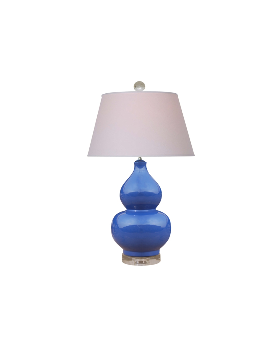 Navy Blue Gourd Lamp
