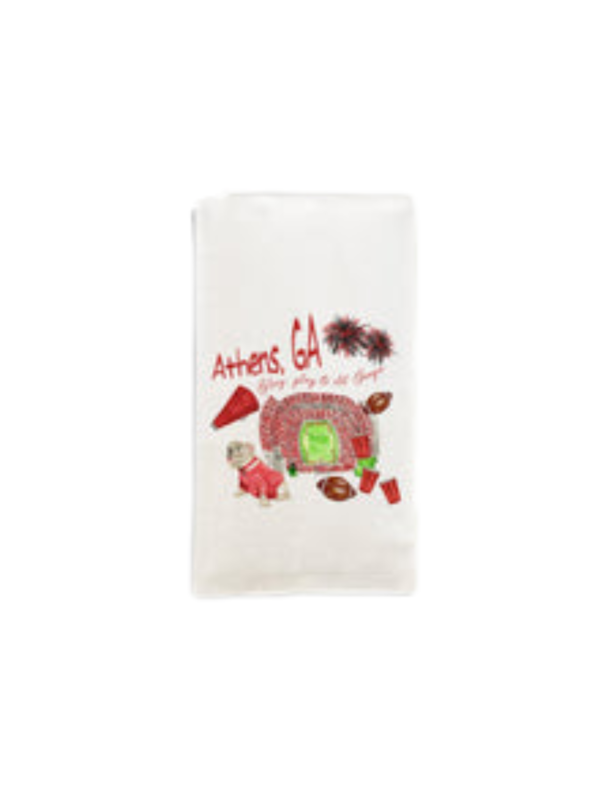 Athens, Georgia Dish Towel