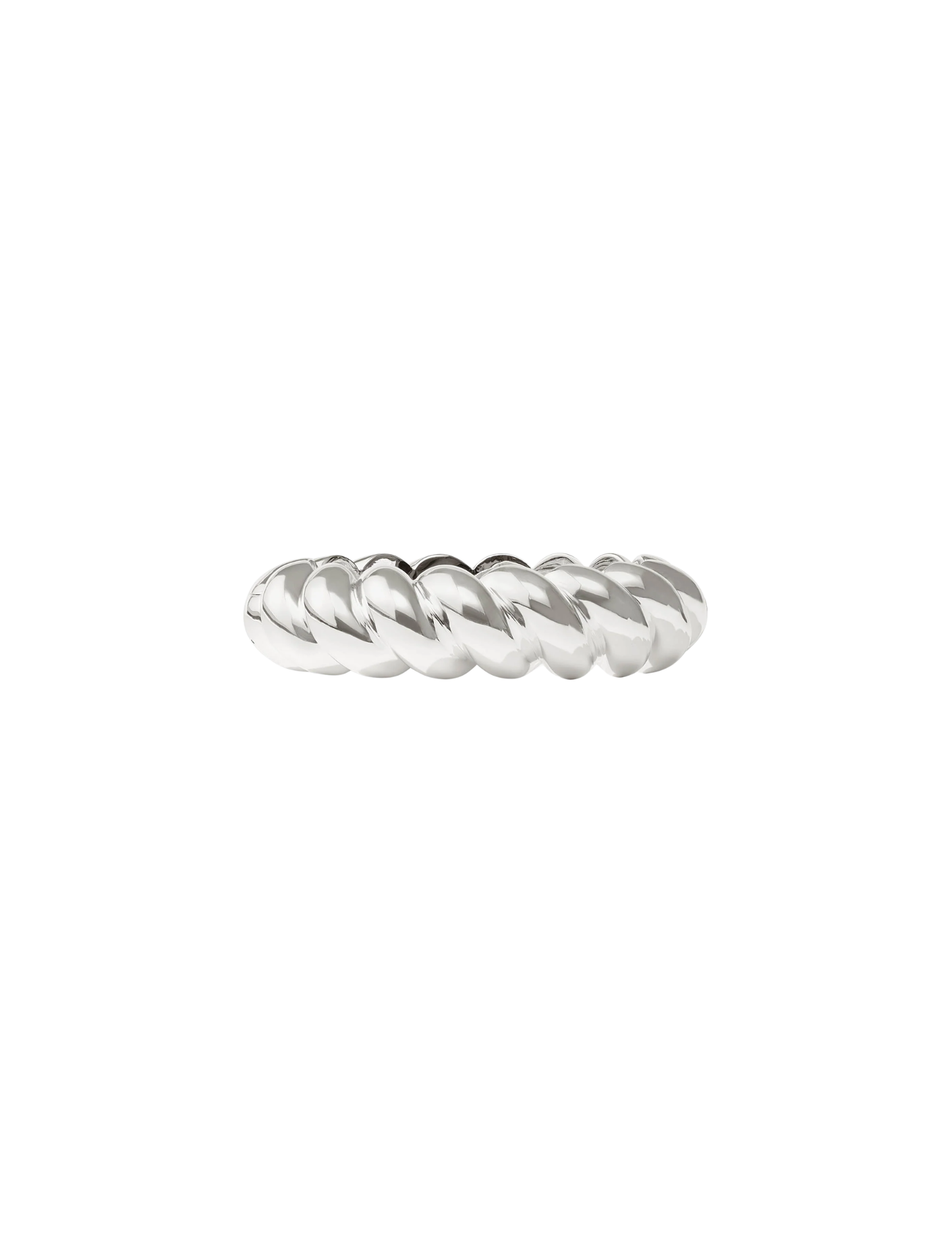 Julie Vos Ravello Statement Hinge Bangle - Silver - OS