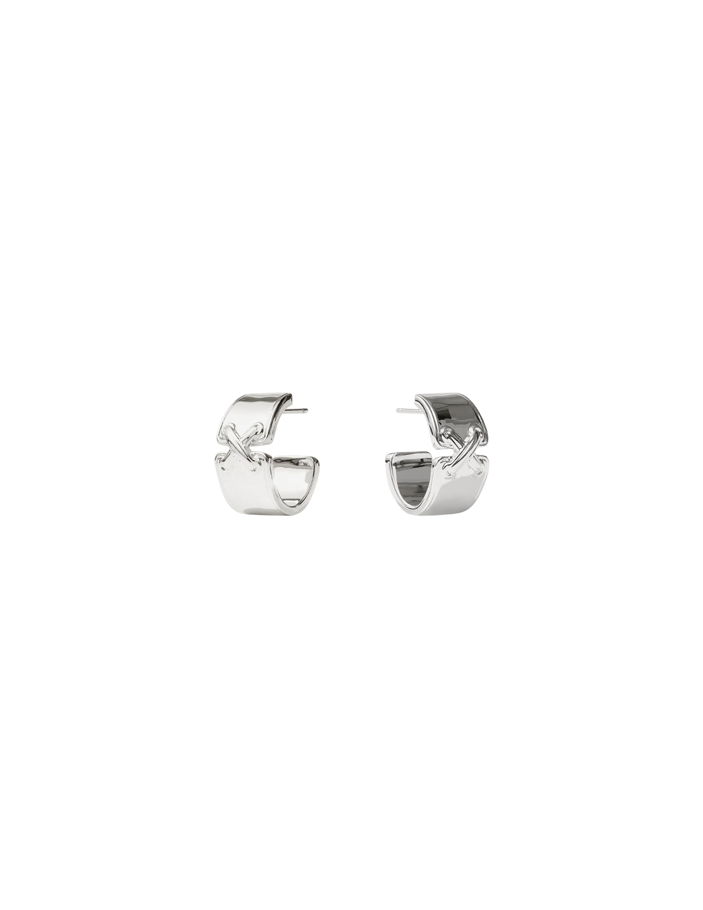 Julie Vos Essex Hoop - Silver - OS