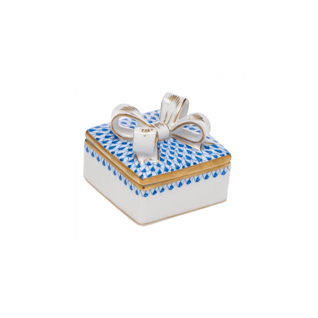 Box With Bow - Blue