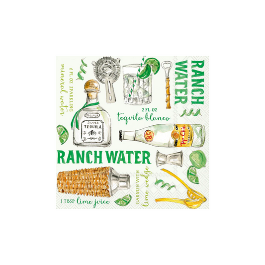 Ranch Water Cocktail Napkin