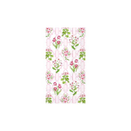 Pink Trellis Guest Napkin