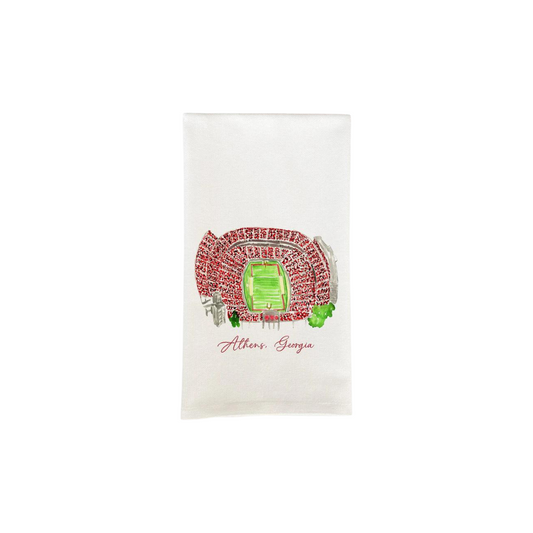 Georgia Football Stadium Dish Towel