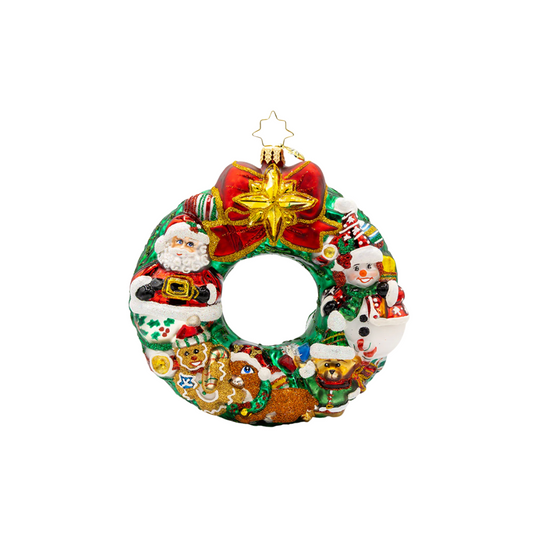 Jingle All the Way Wreath Ornament